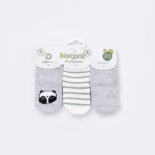 شراب مواليد مخطط - طقم من 3 أزواج - ولادي