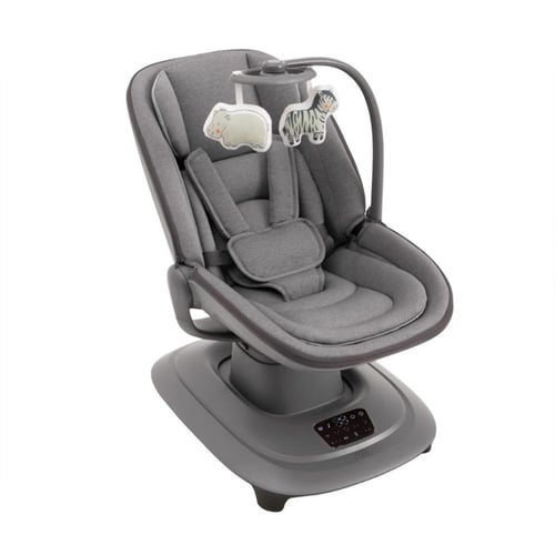 مهد أطفال كهربائي متعدد الوظائف - رمادي غامق