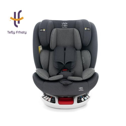 كرسي سيارة قابل للتحول - رمادي