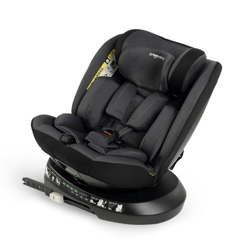 كرسي سيارة قابل للتحول - أسود