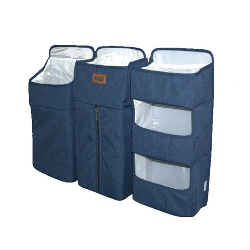 منظم سرير محمول - كحلي