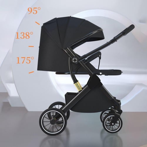 عربة الطيارة اتجاهين من مامي تاون - أسود