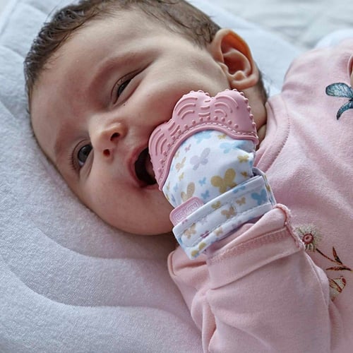 قفازات تسنين للرضع