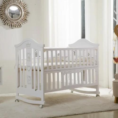 سرير خشب هزاز 70X130 من طفلي فرحتي