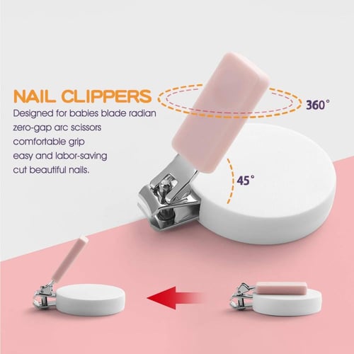 مجموعة ادوات العناية باظافر الاطفال 6 في 1