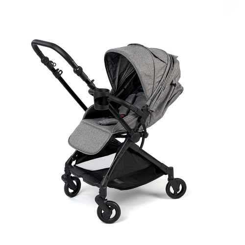 عربية اتجاهين قابلة للطي - رمادي