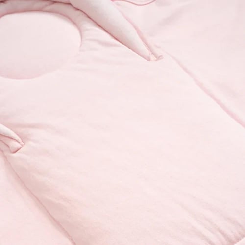 كيس نوم لاصق قطني - وردي