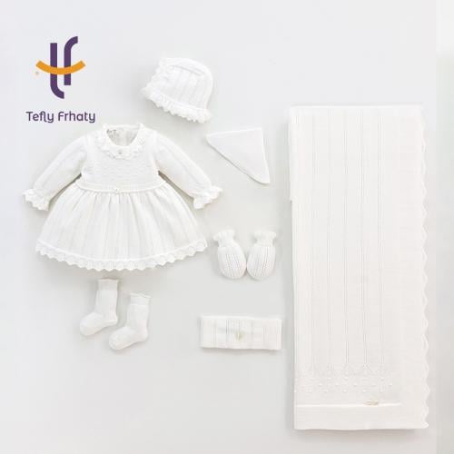 طقم فستان تركي 7 قطع - اوف وايت