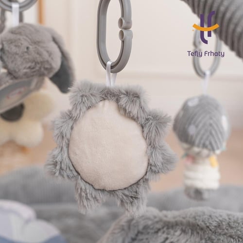 حصيرة لعب من مامي تاون -رمادي