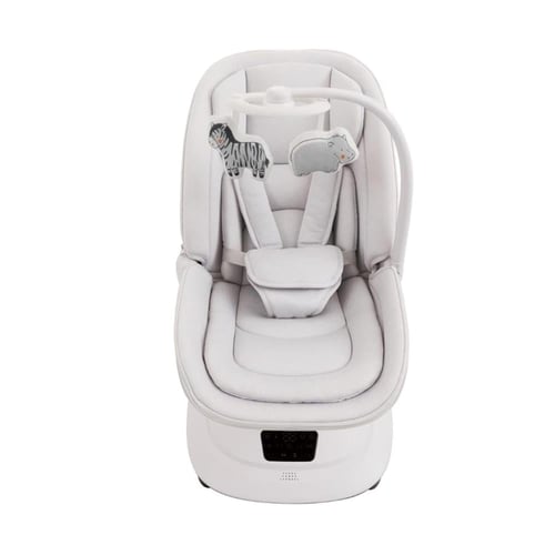 مهد أطفال كهربائي متعدد الوظائف - رمادي فاتح