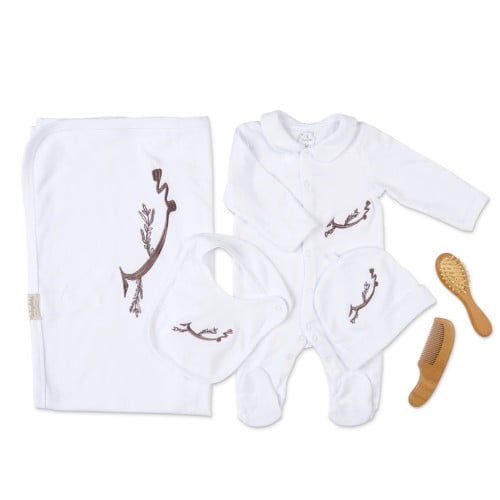 طقم استقبال 4 قطع مع التطريز