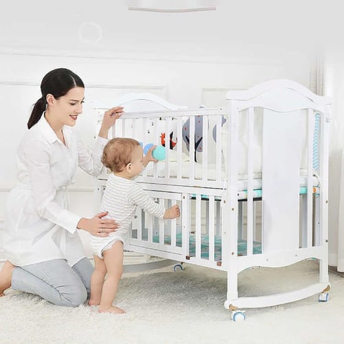 سرير خشب 60X120 متعدد الوظائف من مامي تاون