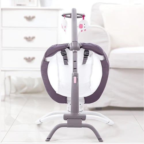 كرسي هزاز قابل للطي - وردي