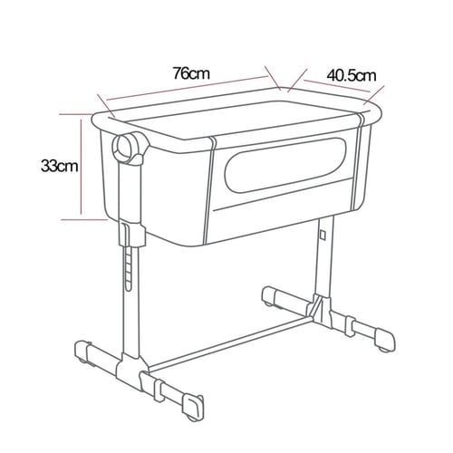 سرير نكست تو مي 46X70 سم