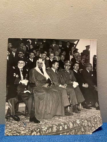 الملك فيصل بن عبدالعزيز ال سعود - صورة اصلية ( ناد...