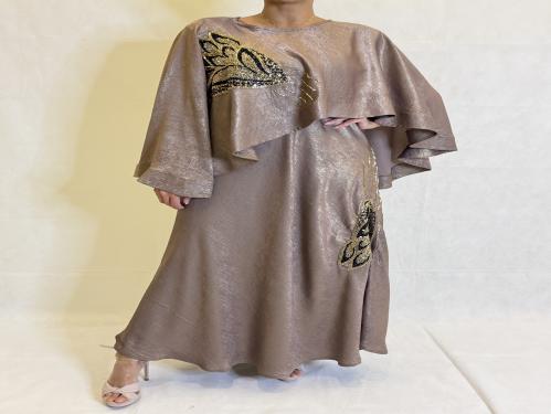 تيور من الحرير الكريستال مع شك يدوي ناعم