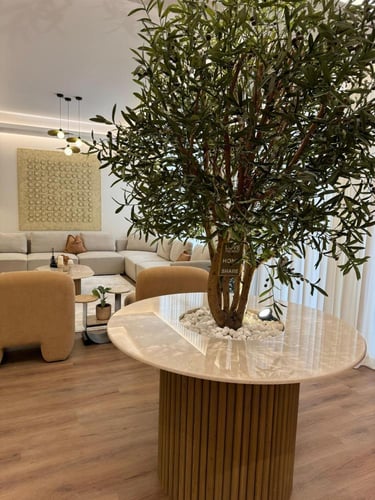 مدخل رخام شجرة الزيتون المبتكر و الفريد