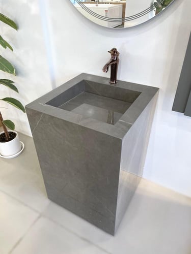 مغسلة رخام طبيعي