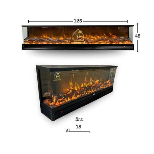 مدفأة ديكور فاخرة بمقاسات متعددة