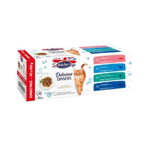 أكياس طعام ديليشيوز دينيرز أصناف متنوعة من السمك ف...