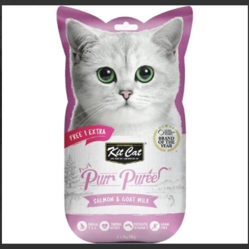 كت كات مكافاة سالمون وحليب الماعز (15جرام 4+1)