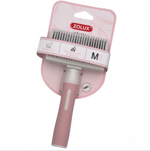 زولكس آنا مشط حديد مع مكبس لازاله الشعر