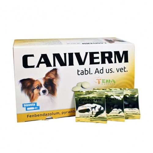 حبوب ديدان Caniverm للقطط و الكلاب من وزن 2 كيلو