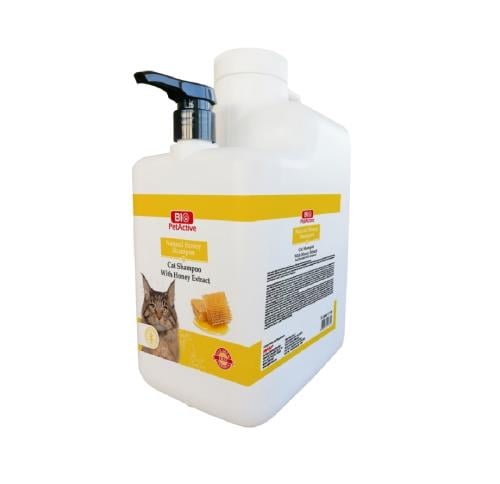 بايو بت اكتيف شامبو العسل لتنظيف وترطيب الفراء للق...