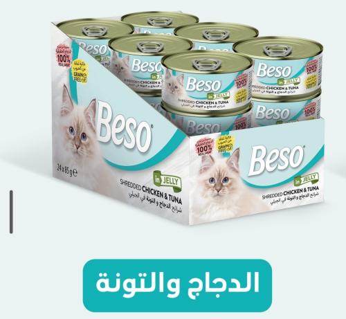 معلبات بيسو دجاج وتونا جيلي 85 جرام