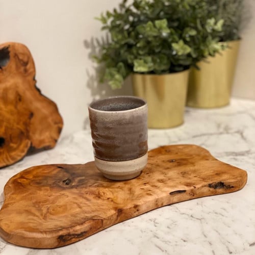 كوب سيراميك بني