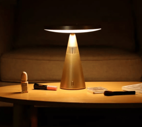 إضاءه و مرآه مع سبيكر تصميم القمر هيبنوتك