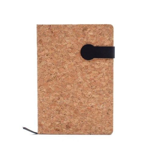 دفتر ملاحظات A5 من الفلين الطبيعي والجلد الصناعي ا...