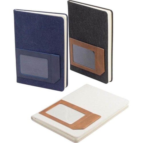 أضنة - دفتر ملاحظات سانتهوم A5، مصنوع من قماش معاد...