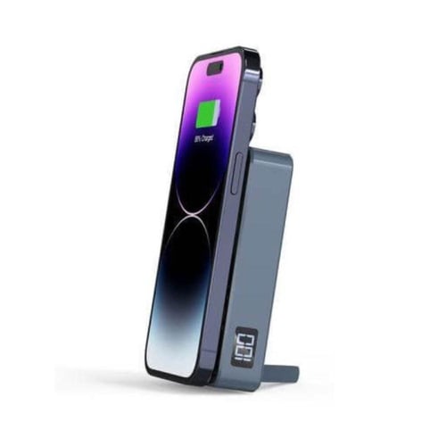 VELES - @memorii 3 في 1 شاحن لاسلكي مع مصباح مكتبي