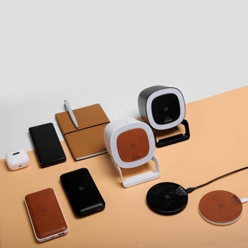 تاسوفا - مكبر صوت بلوتوث لاسلكي مع شاحن مُعاد تدوي...