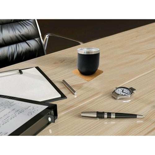 TEREVI - مجموعة من 4 قواعد أكواب من الفلين مع حامل...