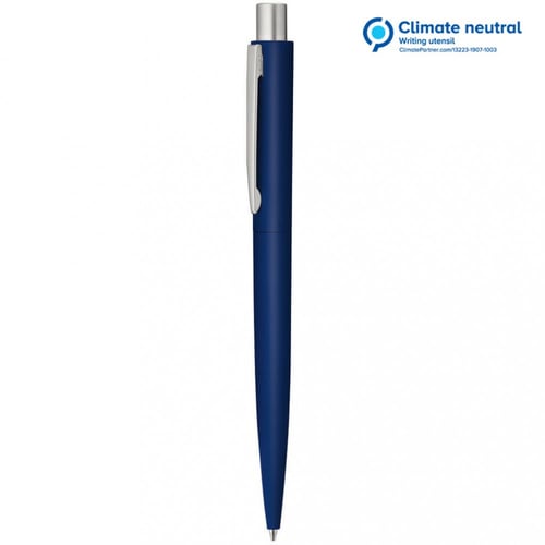 قلم حبر جاف معدني ناعم مشبك معدني وزر كروم