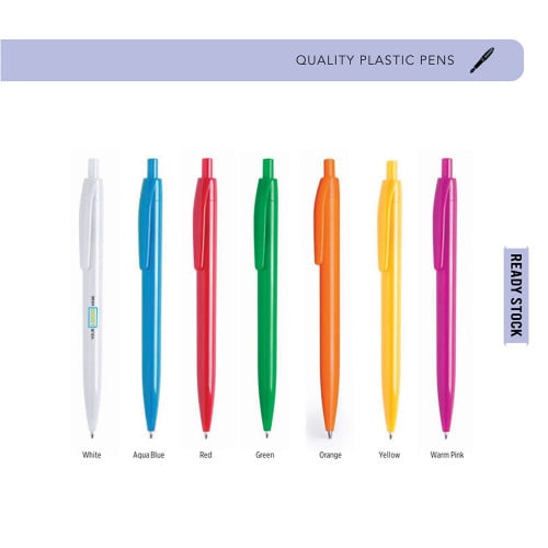 قلم الضغط بتصميم أحادي اللون