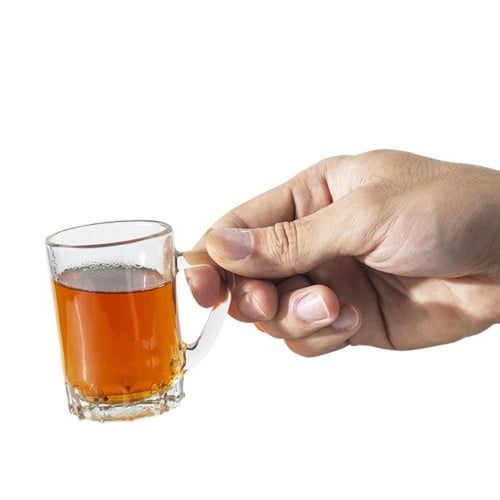 بيالة شاي زجاج