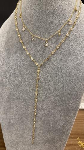 سلسلتين زركون مع بعض