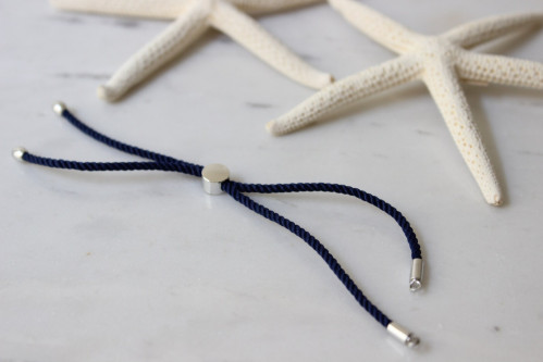 12cm Half Finished Adjustable Bracelet , Cord Brac...