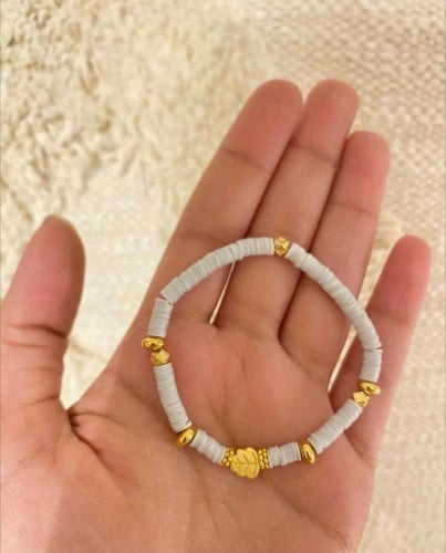 خلخال طفله ورقة شجر ذهبي