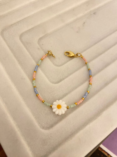 اسوره ورده مع خرز ملون