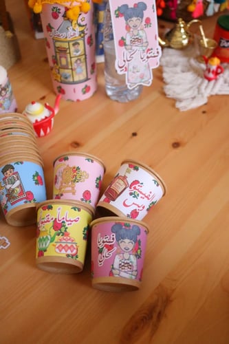 اكواب ورقيه للقهوه العربي