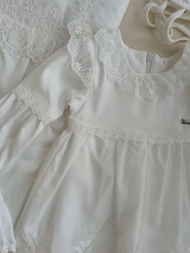 طقم فستان مع ملف موديل 4612 سكري 192