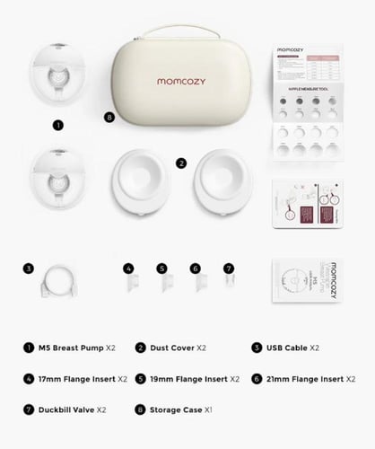 مضخة حليب موديل M5 دبل مومكوزي 795