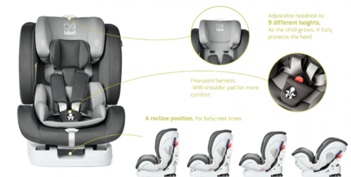 Jikel upgo 848 كرسي سيارة جيكل