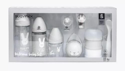 طقم رضاعات و قسام حليب