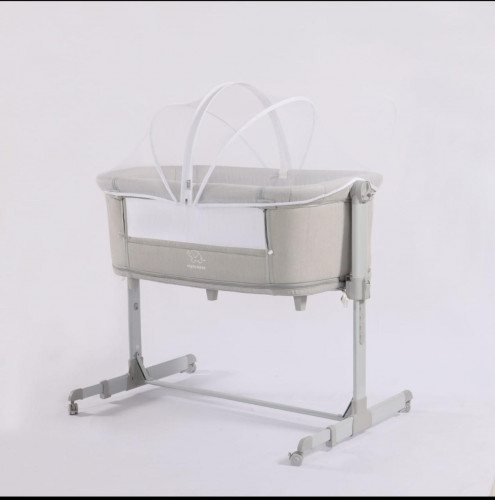 سرير جنب الام رمادي فاتح موديل LS5-2