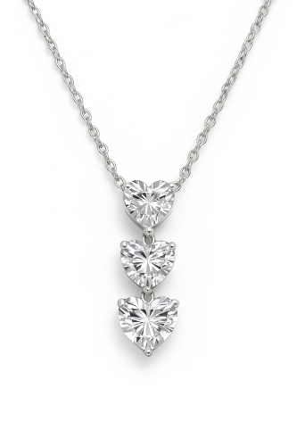 عقد قلب زيركون